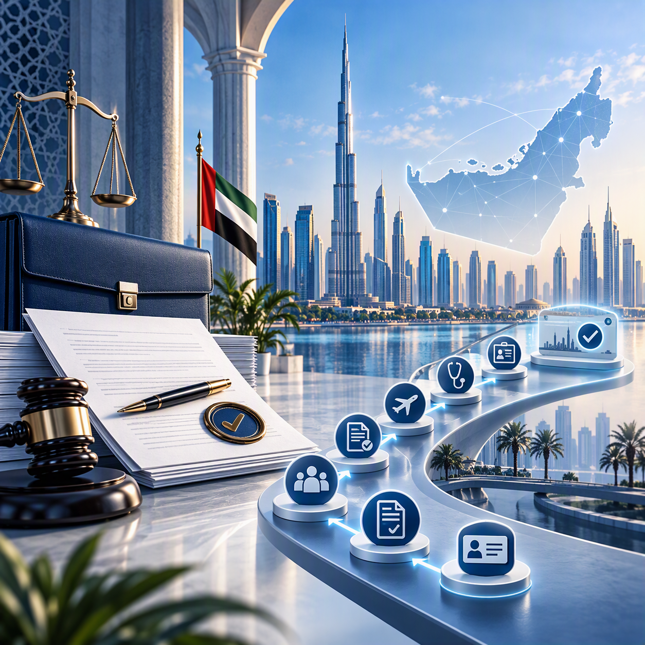 UAE EMPLOYMENT VISA & WORK PERMIT: THE EMPLOYER’S PROCESS, STEP BY STEP